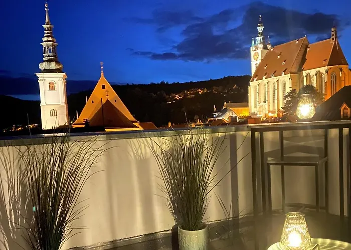 Апартаменты Terrassen Ueber Den Daechern Von Кремс на Дунае