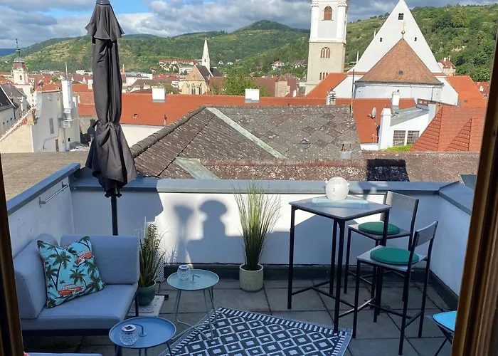 Terrassen Ueber Den Daechern Von